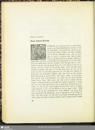 Fünftes Kapitel. Hans Sebald Beham