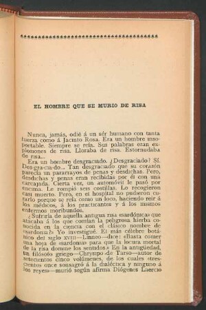 El hombre que se murió de risa