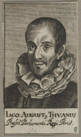 Bildnis des Iacobus Augustus Thuanus