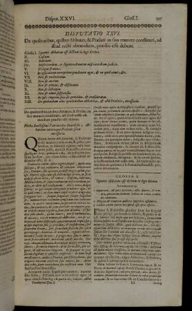 Disputatio XXVI. De qualitatibus, quibus Abbates, & Prælati in suo munere constituti, ad illud recte obeundum, præditi esse debent.