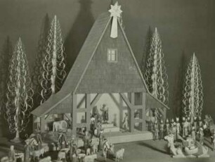 Erzgebirge, Seiffen, Weihnachtskrippe