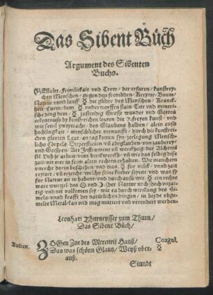 Das Sibent Büch