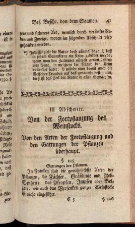 III. Abschnitt. Von der Fortpflanzung des Weinstocks.