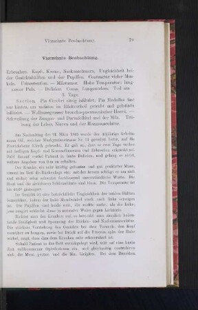 Vierzehnte Beobachtung.