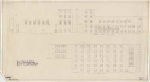Haus des Rundfunks, Berlin-Charlottenburg: Hoffassaden kleiner Saal Hof 4, kleiner Saal Hof 3, großer Saal Hof 3 1:100