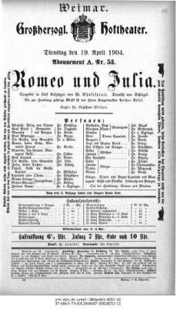 Romeo und Julia