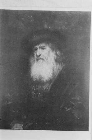 Reproduktion von Gemälden von Rembrandt : Bildnis eines Mannes, [Selbstbildnis?]