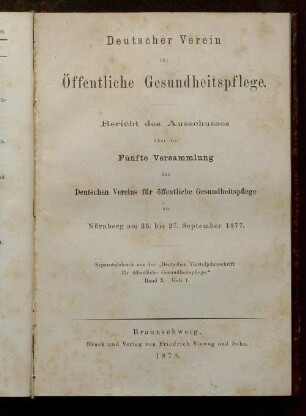 5: Nürnberg am 25. bis 27. September 1877