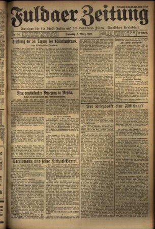 Ausgabe vom Dienstag, den 05. März 1929.
