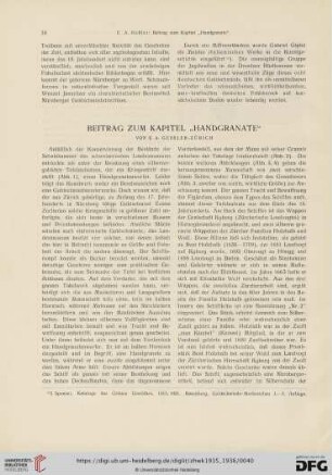 Neue Folge 5: Beitrag zum Kapitel "Handgranate"
