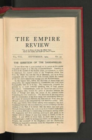 Vol. 8. September 1904. No. 44.