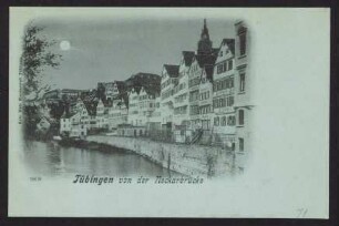 71, Tübingen von der Neckarbrücke.