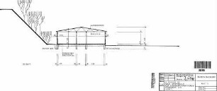 Pforzheim Hbf: Neue Sporthalle Nebengeb.
