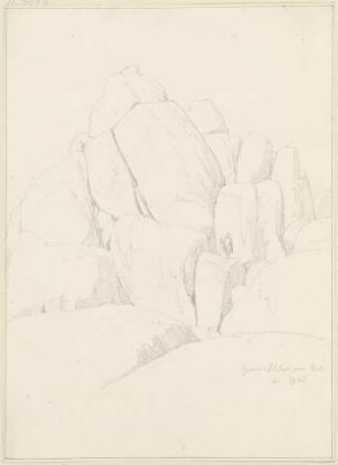 Granitfelsen am Nil bei Philae