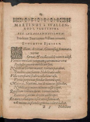 Martinus a Wallenrodt, Prutenius.