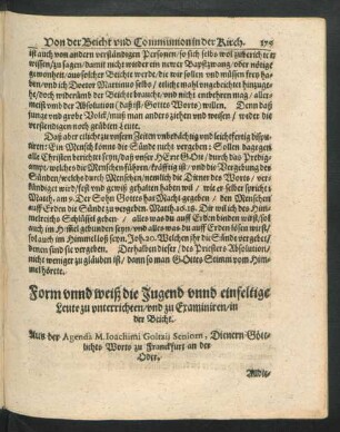 Form und weiß die Jugend unnd einfeltige Leute zu unterrichten ...