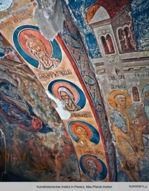 Die Ausmalung der Saalkirche : Heilige und Propheten in Medaillons