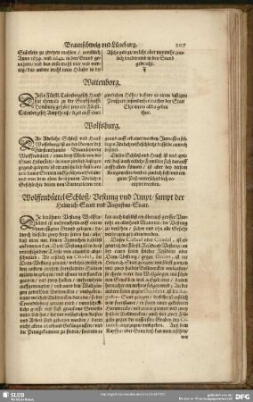 Wolffenbüttel Schloß, Vestung und Ampt, sampt der Heinrich-Statt und Augustus-Statt