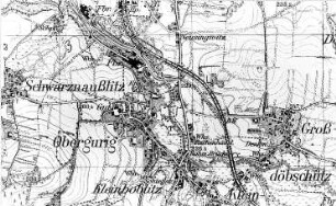 Obergurig. Meßtischblatt, Sekt. Bautzen, Nr. 4852