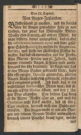 Das IX. Capitel. Von Augen-Zuständen