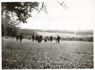 Große Polizeiübung im Bauland vom 16.9. - 18.9.1930 (Odenwaldlandschaft)