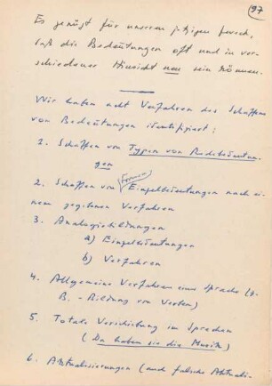 97, Acht Verfahren des Schaffens von Bedeutungen