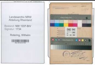 Entnazifizierung Wilhelm Rotering , geb. 21.01.1909 ()