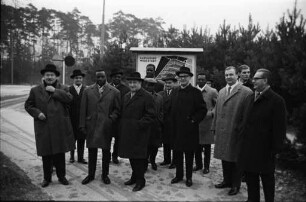 Besuch des Ministerpräsidenten der Republik Kongo, Cyrille Adoula, in Karlsruhe.