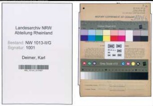 Entnazifizierung Karl Deimer , geb. 22.03.1911 (Kinopaechter)