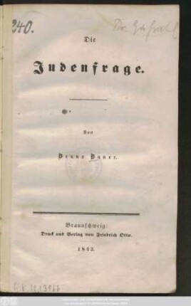 Die Judenfrage