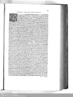 Decadis Tertiae Liber Sextus