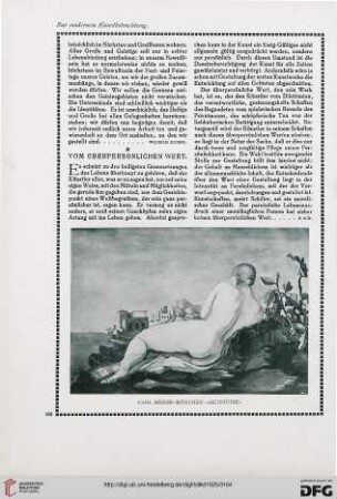Vom überpersönlichen Wert