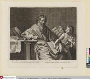 Sainct Mathieu Evangeliste; Sanctus Matthæus Evangelista