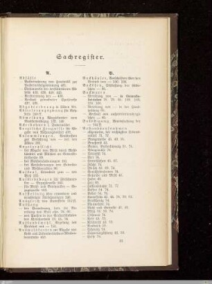 Sachregister