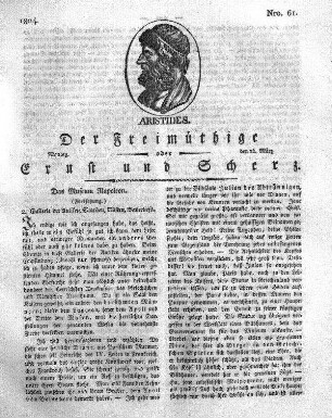 Nro. 61., Montag den 26. März