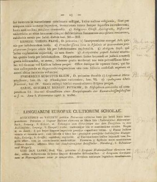 Linguarum Europae Cultiorum Scholae