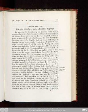 Zweiter Abschnitt. Von den einzelnen realen ethischen Begriffen.