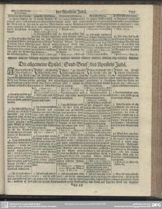 Die allgemeine Epistel (Send-Brief) des Apostels Judä