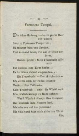 Fortunens Tempel
