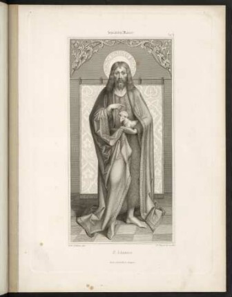 Taf. II, "Schwäbische Malerei": St. Johannes