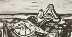 Landschaft im Süden mit frutti di mare
