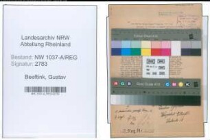 Entnazifizierung Gustav Beeftink , geb. 00.00.0000 (Postamtmann)