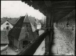 Wehrgang der Stadtmauer von Rothenburg ob der Tauber