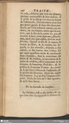 De la Maladie de Soulphre