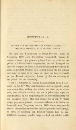 Hoofdstuk IV. De togt van den Sulthan van Koetei gestaakt ...