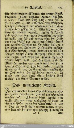 Das neunzehente Kapitel