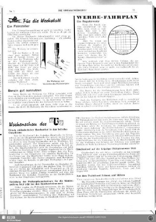 Werbe-Fahrplan