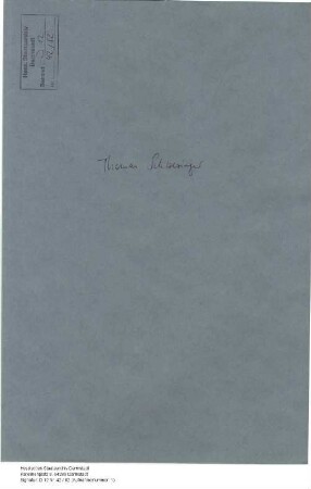Schwesinger, Thomas