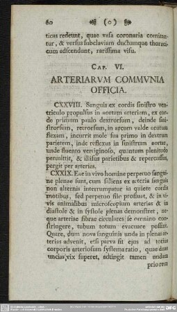Cap. VI. Arteriarum Communia Officia