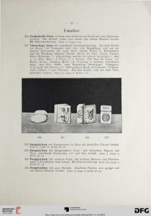 Emaillen (Nr. 350-359)